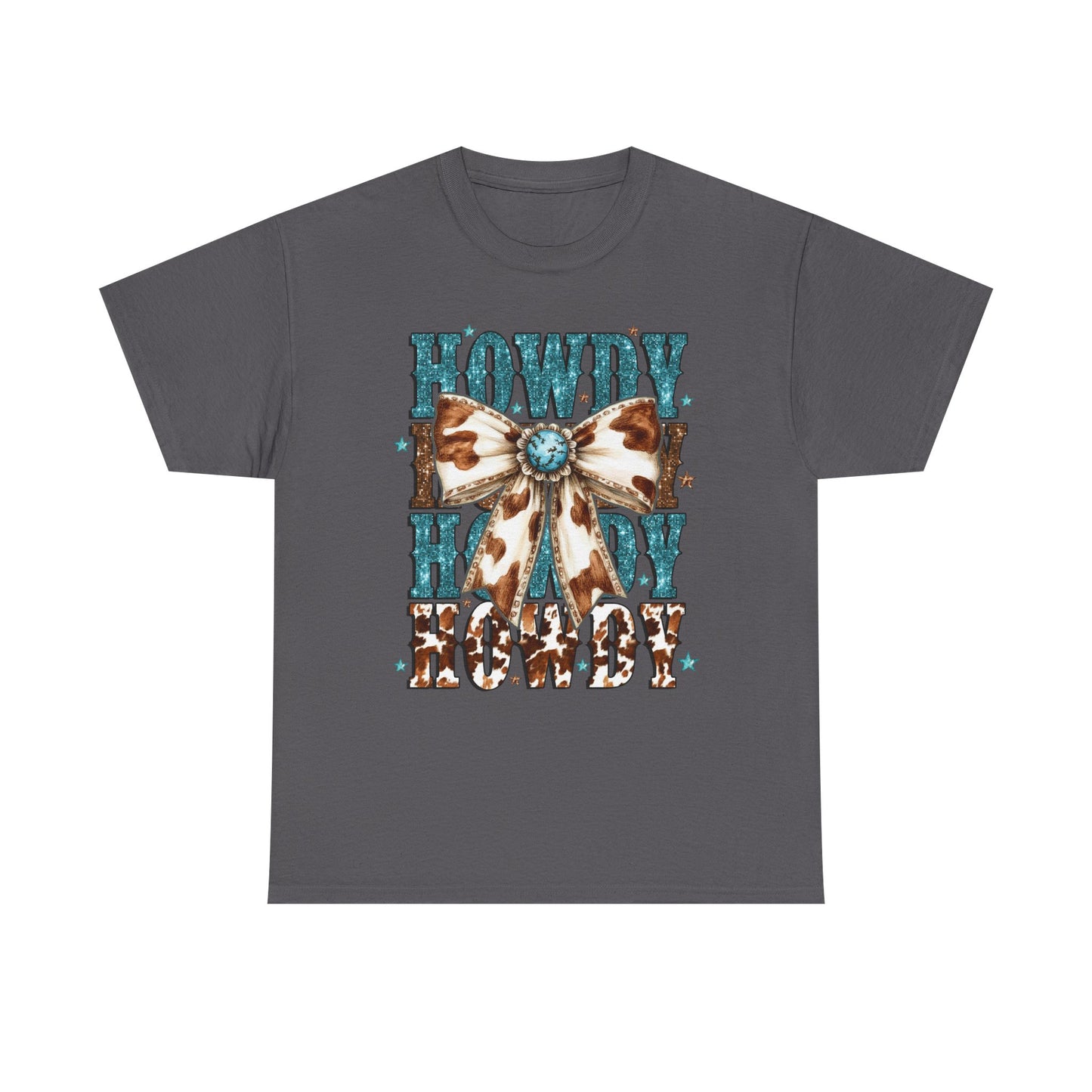 Howdy Cowgirl Unisex Heavy Cotton Tee - Rustic Western Style T-Shirt