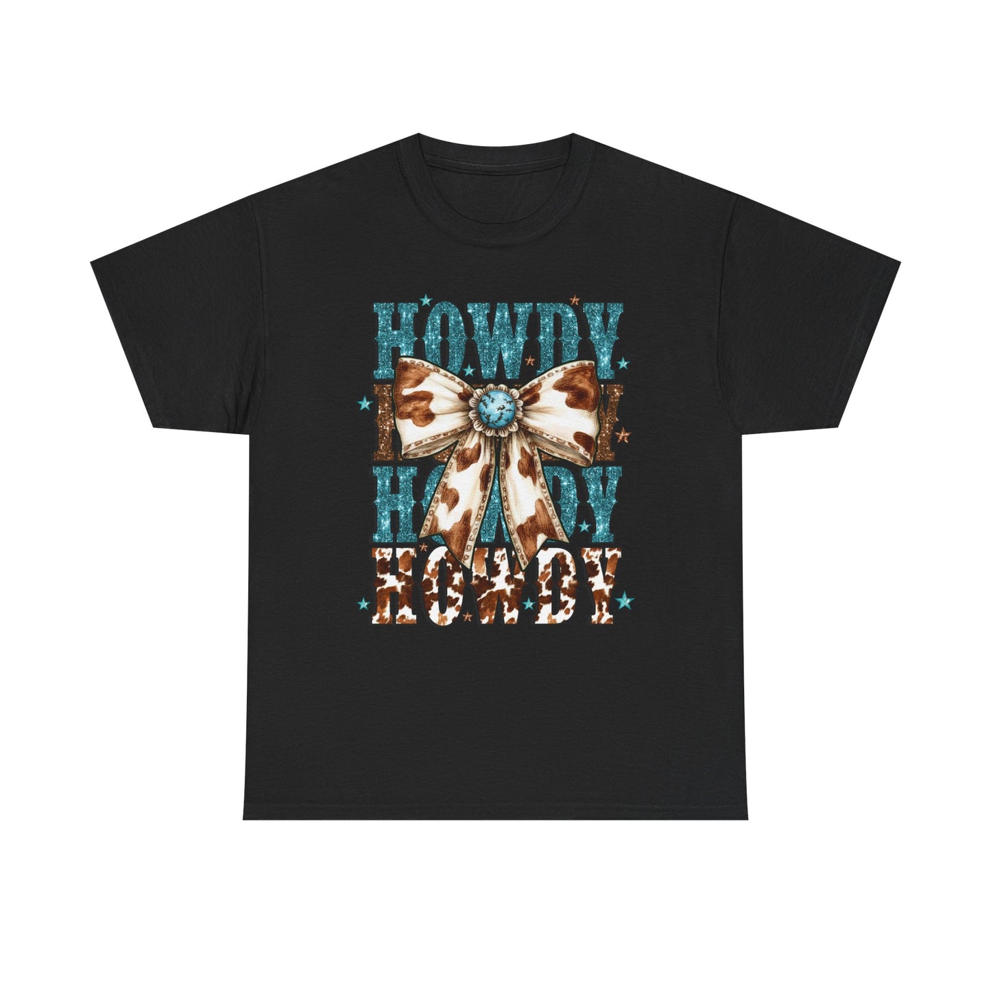Howdy Cowgirl Unisex Heavy Cotton Tee - Rustic Western Style T-Shirt