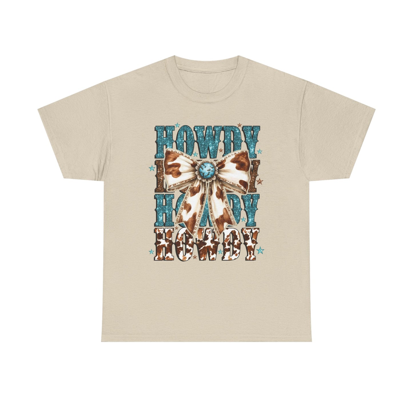 Howdy Cowgirl Unisex Heavy Cotton Tee - Rustic Western Style T-Shirt